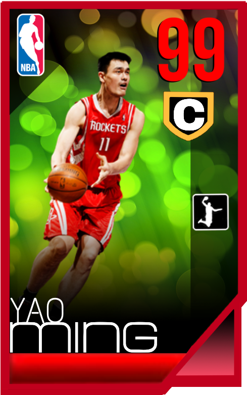 Yao Ming Nba Live Mobile Cardyaoming Freetoedit - Yao Ming (1024x1024), Png Download