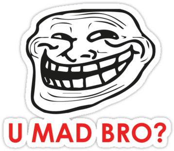 Download U Mad Bro Png Images Transparent Gallery - U Mad Bro Png (375x360), Png Download