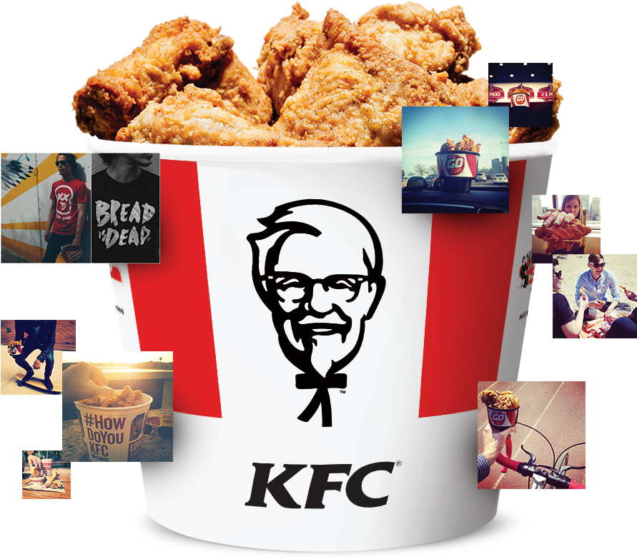 Kfc Social Bucket - Thc Go Green Tablet - Ipad Mini 1 (940x815), Png Download