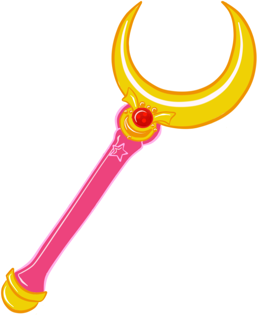 Clipart Info - Sailor Moon Wand Clipart (600x758), Png Download