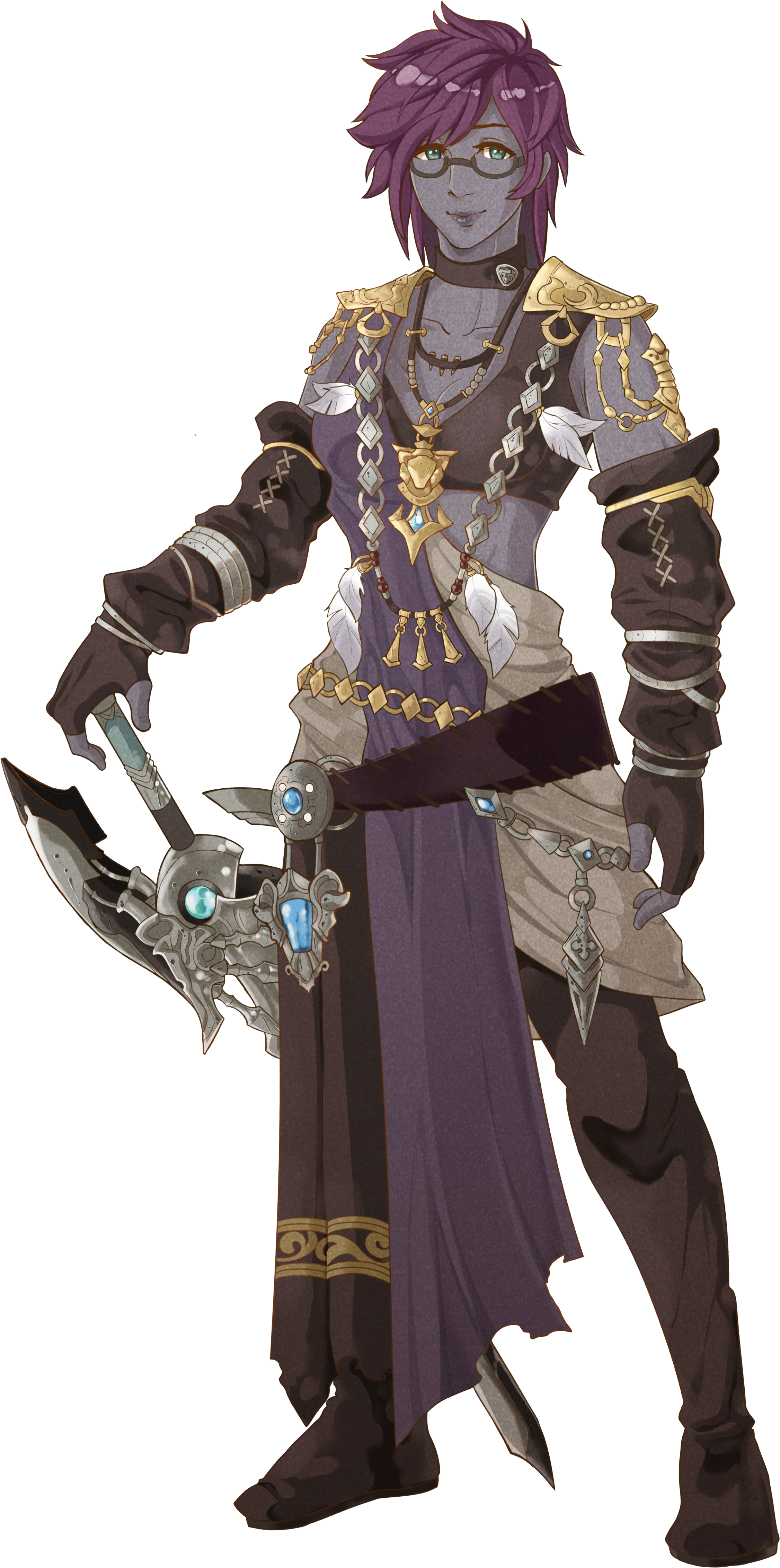 [fanart]femroe Fanart For A Friend - Femroe Art (2500x4691), Png Download