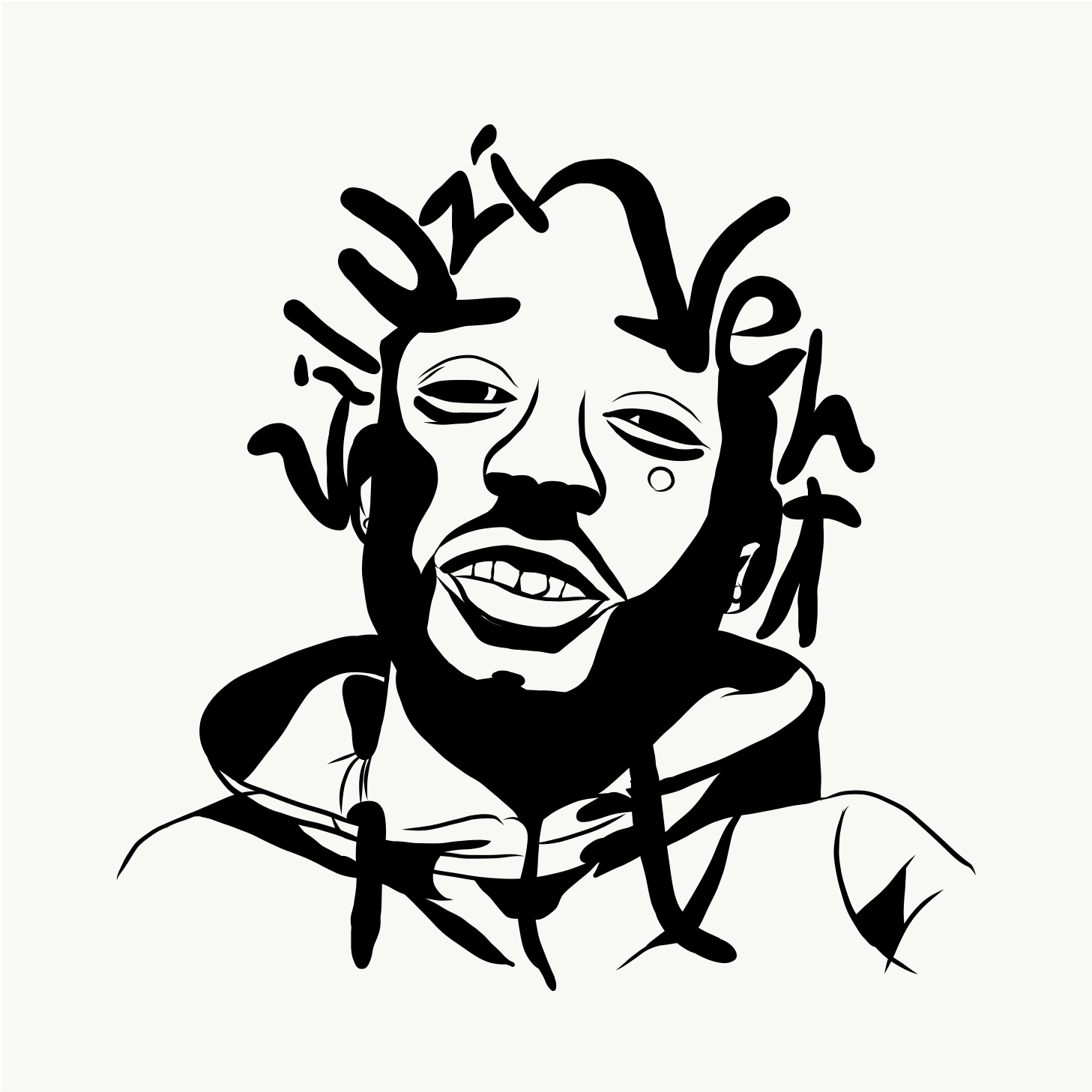 Lil Uzi Vert Drawing (2048x2048), Png Download
