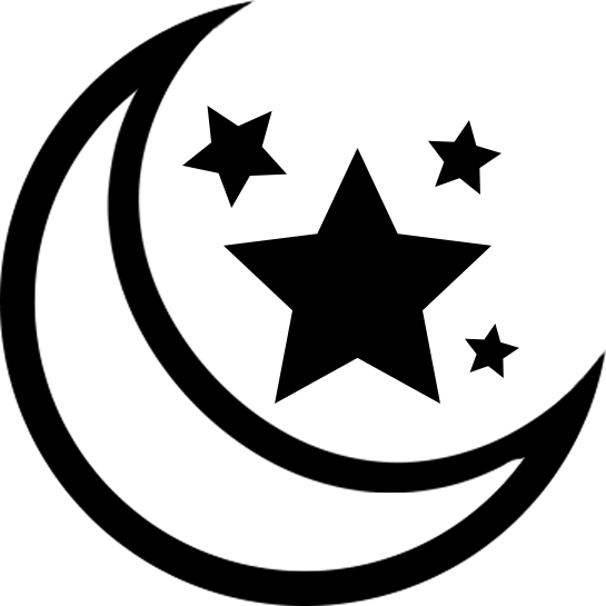 Graphic Library Download Crescent Stars Clip Art Nebularian - Stars Vector (545x545), Png Download