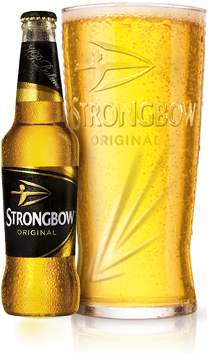 Strongbow Cider 24pk (440ml Can) (300x510), Png Download