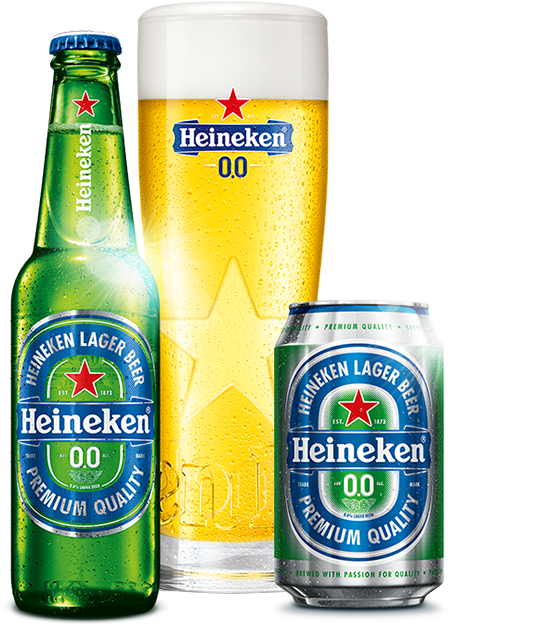 Heineken Launches Non-alcoholic Beer - Beer 0 Alcohol (1600x900), Png Download