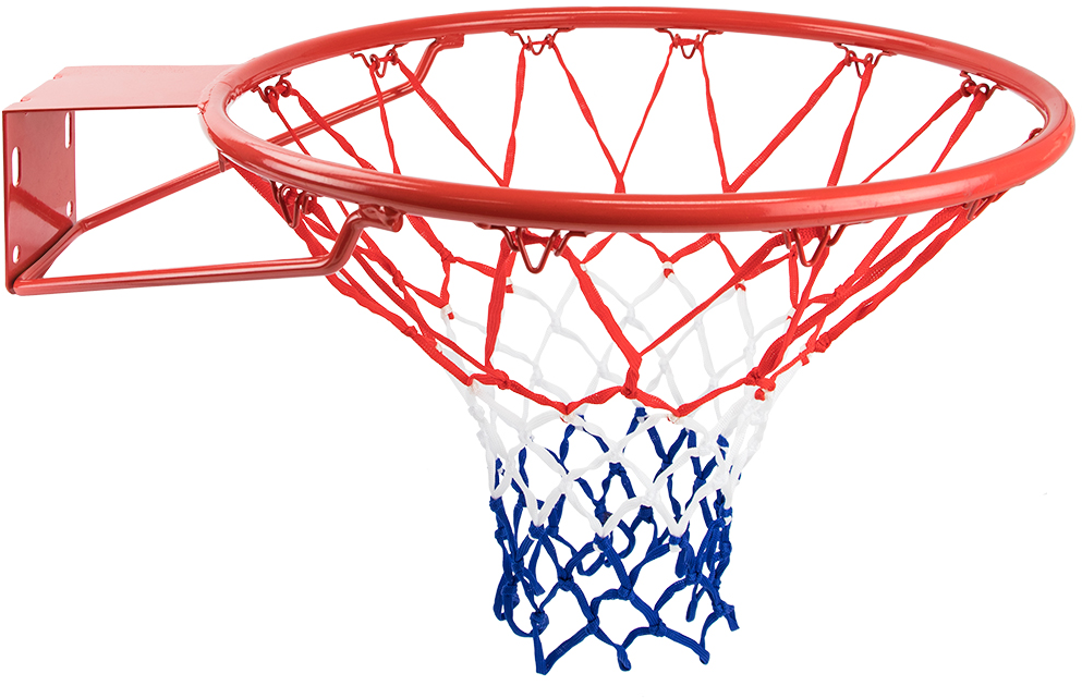 Red, White, And Blue Nylon Basketball Net - Brybelly Sbas 303 Nylon Basketball Net Red 44 White (1000x1000), Png Download