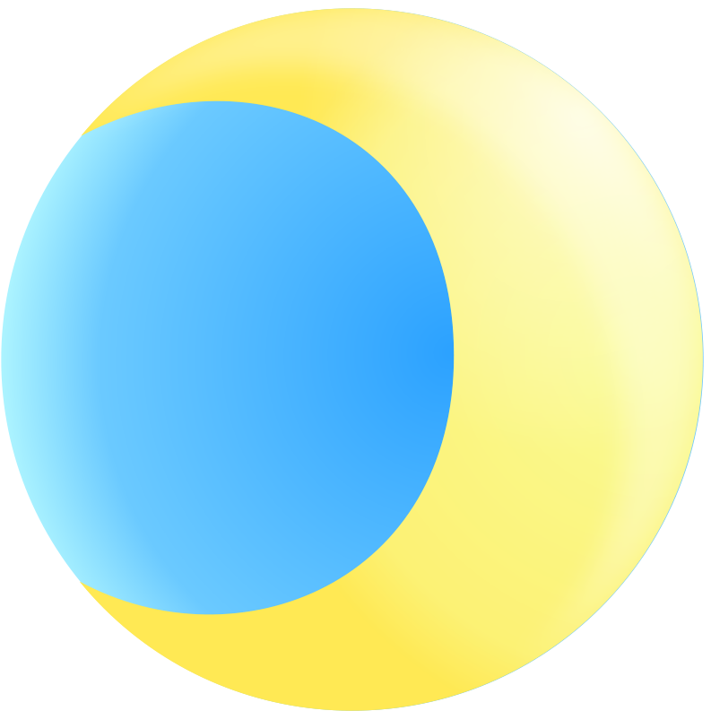 02 Waxingcrescent Openc 01 Clip Art Download - Clip Art (800x800), Png Download