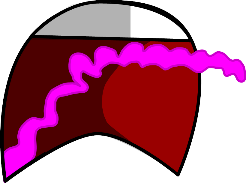 Mouth Flow Death Omg Face Rage Warning Rage - Omg Mouth Png (820x610), Png Download