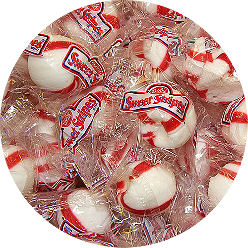 Bob's Sweet Stripes Soft Mint Candy - Hard Candy (500x500), Png Download