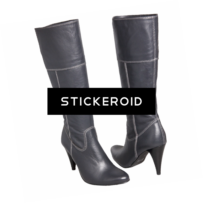 Combat Boots - High Heels (676x677), Png Download
