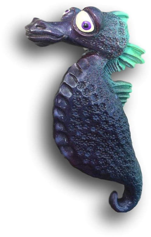 Blue King Dingcauser Seahorse - Northern Seahorse (796x796), Png Download