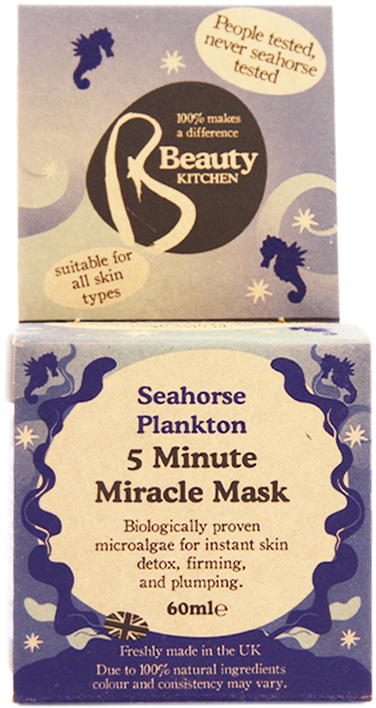 Beauty Kitchen Seahorse Plankton 5 Minute Miracle Mask (724x724), Png Download