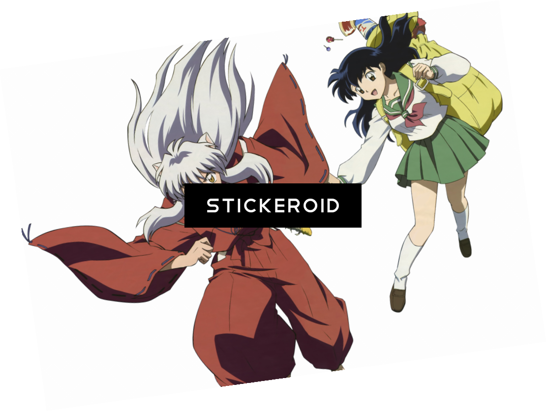 Inuyasha Anime Cartoons - Cartoon (1110x836), Png Download