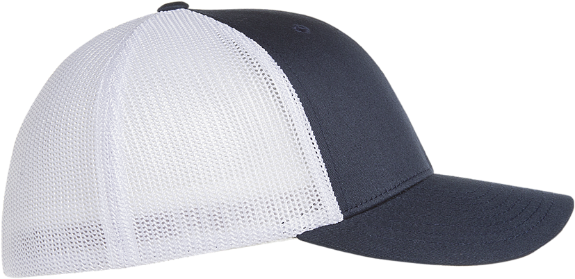 Mesh Cotton Twill Truck - Mesh Cap Side View Png (900x900), Png Download