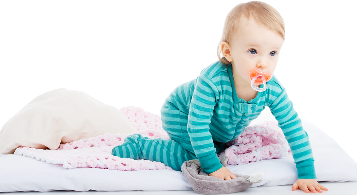 Extra Comfort Shield Is Curved To Fit Under Baby's - Pacifier (1194x722), Png Download