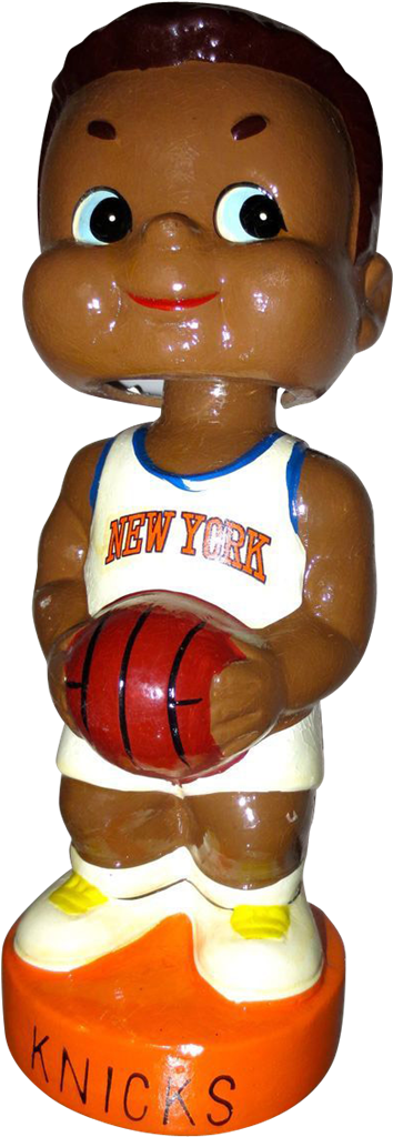 Vintage New York Knicks Bobble Head Basketball Bank - Figurine (1023x1023), Png Download