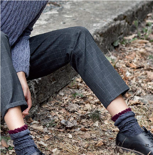 Cotton Socks With Double Ruffles - Instagram (610x610), Png Download