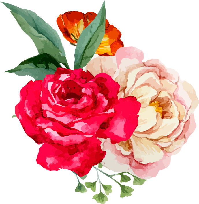 I Nspi R Ing P Rett Y All That Is Pretty In Life - Floral Clutch - Watercolor Floral Clutch - Leather (696x726), Png Download