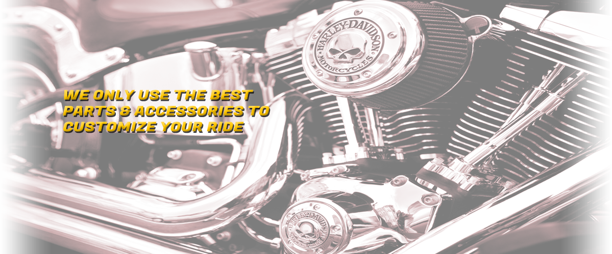 We Only Use The Best Parts & Accessories To Customize - Iron Sports Custom Cycles (1199x499), Png Download