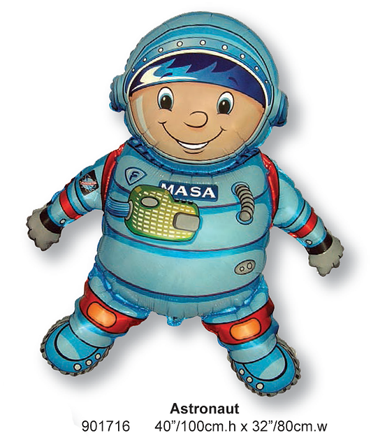 Astronaut - 40" Jumbo Astronaut Mylar Balloon - Mylar Balloons (784x784), Png Download