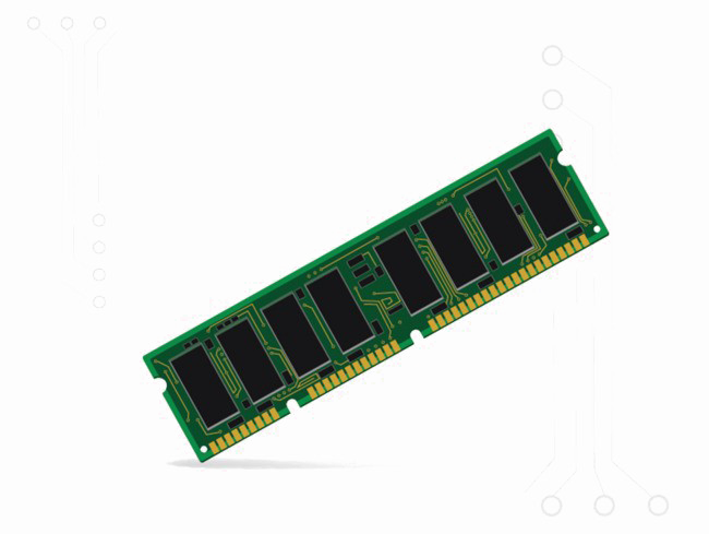 Ram Png Clipart - Memory Card Computer Ram (650x489), Png Download