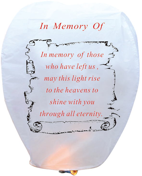 Sky Lantern (600x735), Png Download