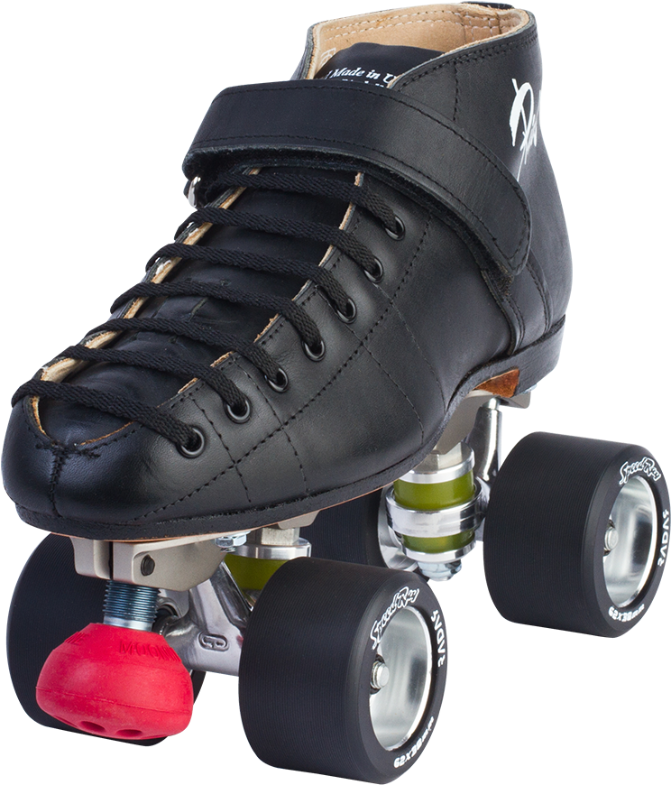 Riedell Black Widow Roller Skate Set - Riedell Shoes Riedell Quad Speed/derby Boot - Model (1000x1000), Png Download
