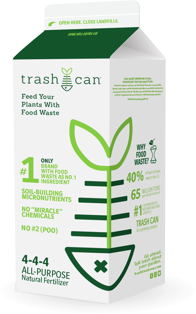 All-purpose Natural Fertilizer - Trashcan All-purpose Natural Fertilizer - 0.5 Lb. Box (674x1058), Png Download