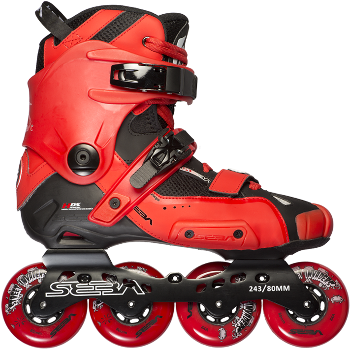 Roller Skates Png, Download Png Image With Transparent - Seba High Light Red (800x1067), Png Download