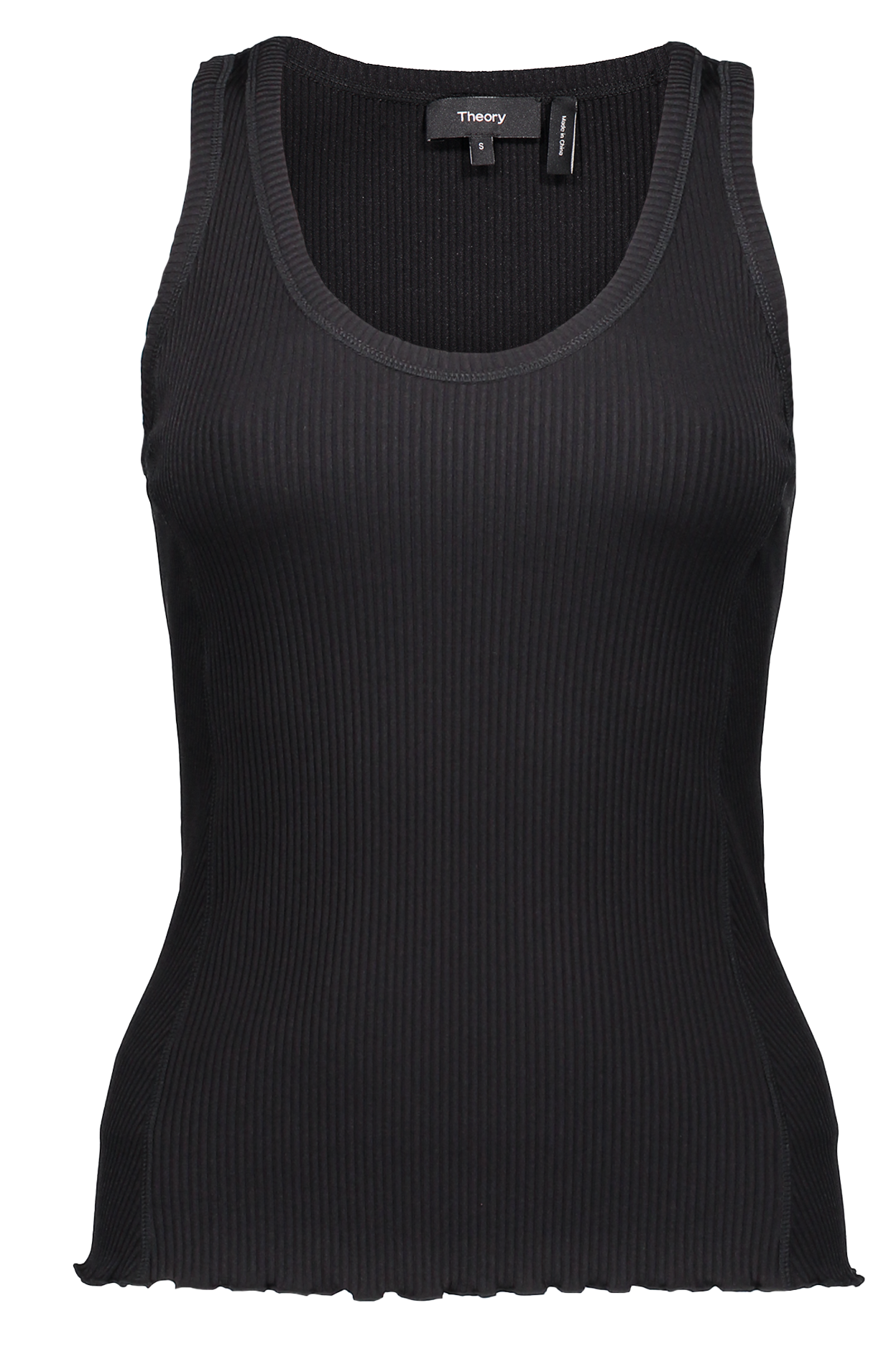 Fitted Rib Shell In Black - Active Tank (1280x1920), Png Download
