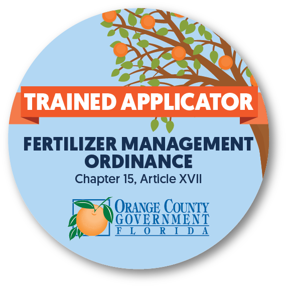 Trained Applicator Decal - Orange County, Florida (585x587), Png Download