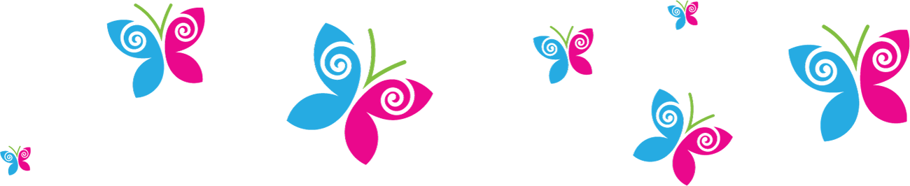 Divider Clipart Butterfly - Png Butterfly Divider (1300x266), Png Download