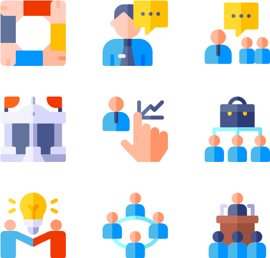 Business Meeting (600x564), Png Download