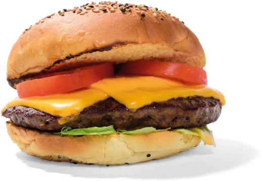 Cheese Classic Burger - Cheese Stick Burger Transparant (600x600), Png Download