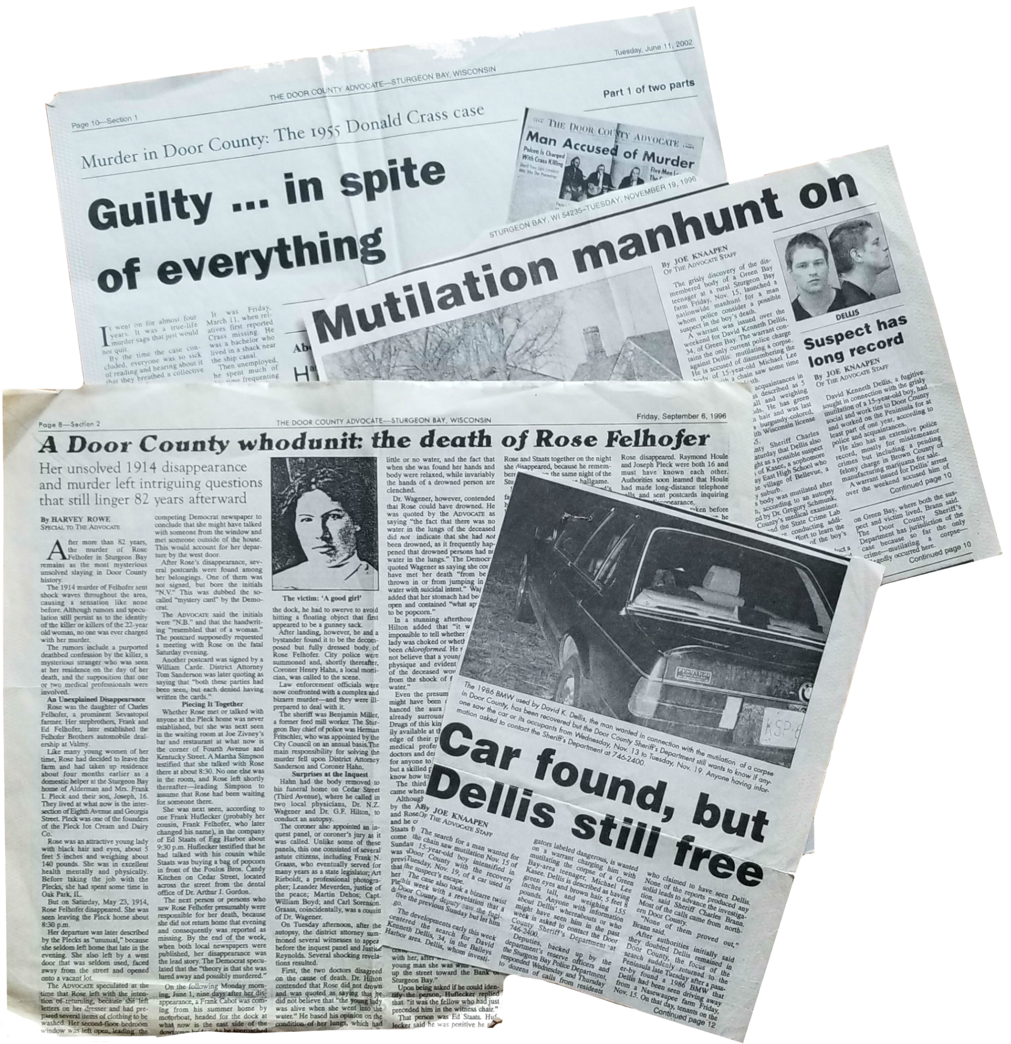 Newspapers Png Edited - Door County Trolley (2052x2090), Png Download