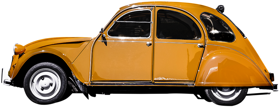 Oldtimer Citroen 2cv (960x388), Png Download