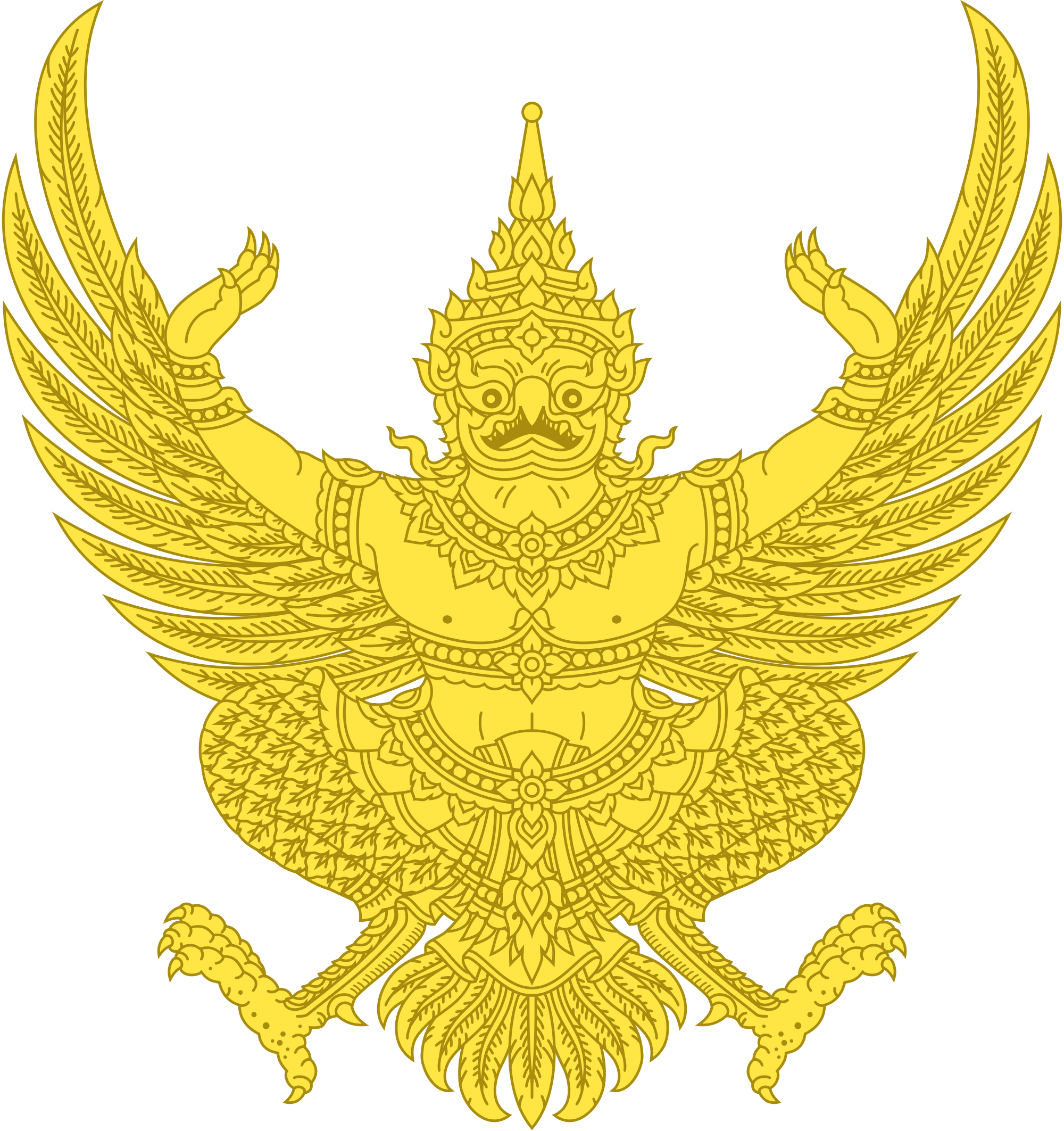 Open - Emblem Of Thailand (2000x2125), Png Download