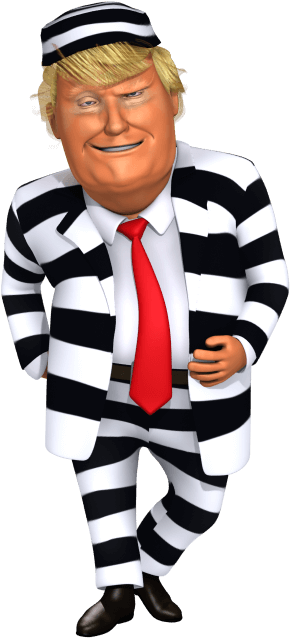 Very Legal And Very Cool Trump 3d Caricature - Fun (720x720), Png Download