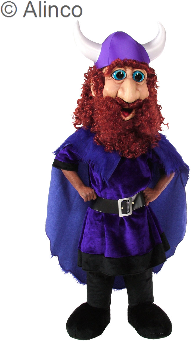 Friendly Viking Mascot Costume (856x1280), Png Download