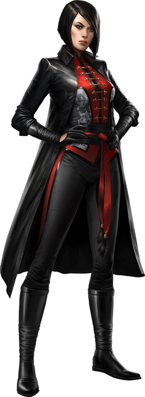 131 Best Outside World Yakuza/triad Images On Pinterest - Dc Comics Lady Arkham (600x1638), Png Download