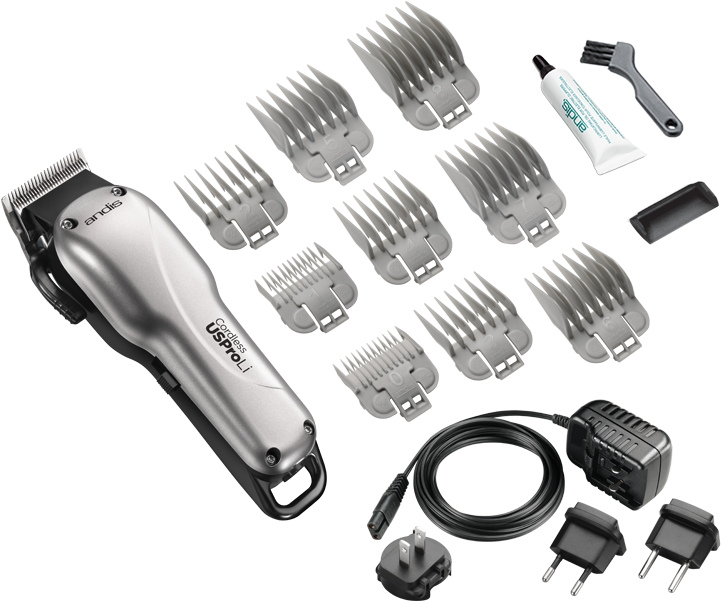 73010 Cordless Uspro Li Clipper Lcl Kit Png - Andis Cordless Us Pro Li (780x920), Png Download