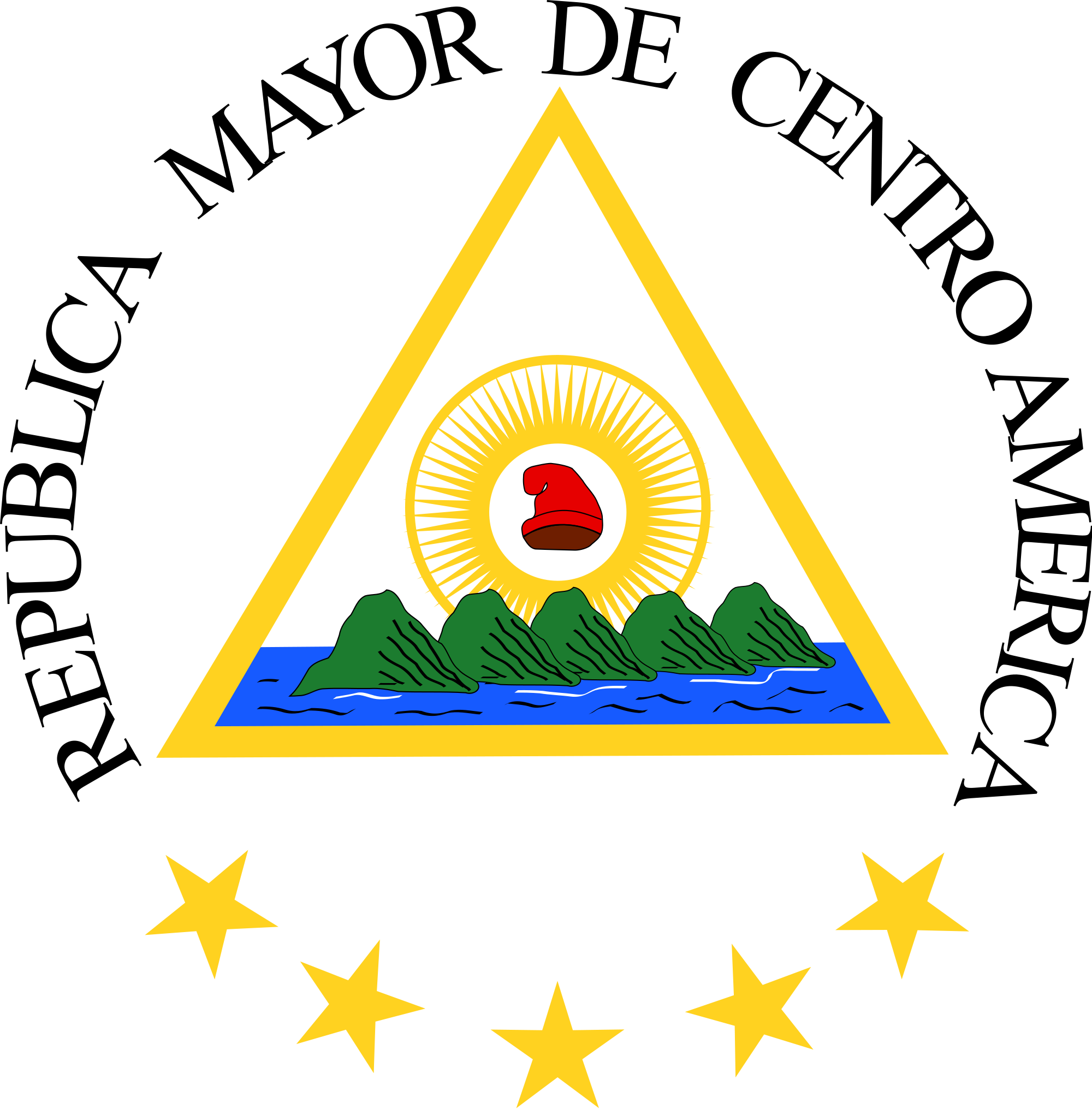Open - Republica Mayor De Centroamerica (2000x2031), Png Download