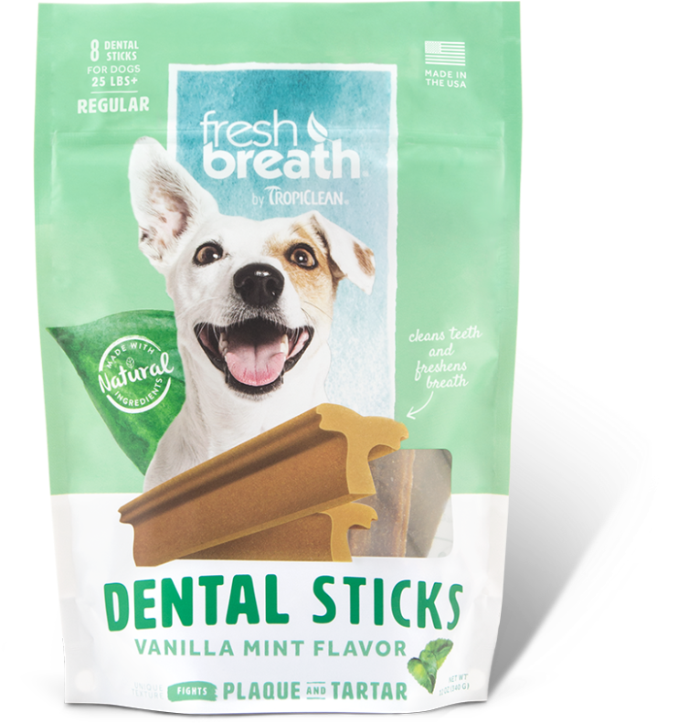 Fresh Breath By Tropiclean Dental Sticks For Dogs - Tropiclean Clean Teeth Gel, 118 Ml (800x1168), Png Download