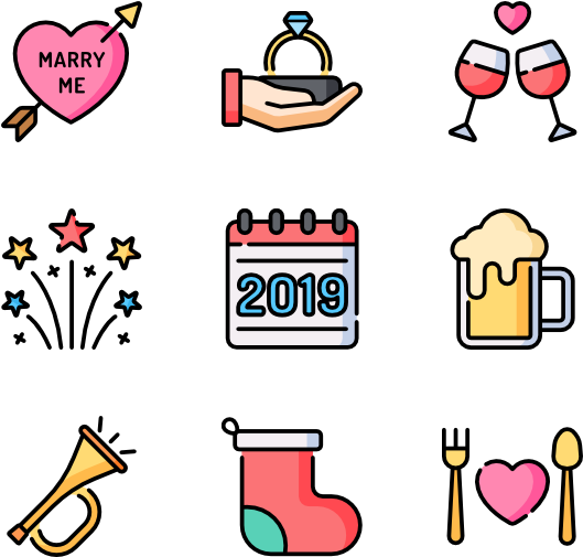 New Year Proposals - New Year (600x564), Png Download