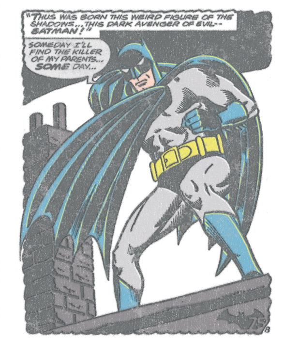 T-shirt-batman-bm2416at (600x738), Png Download
