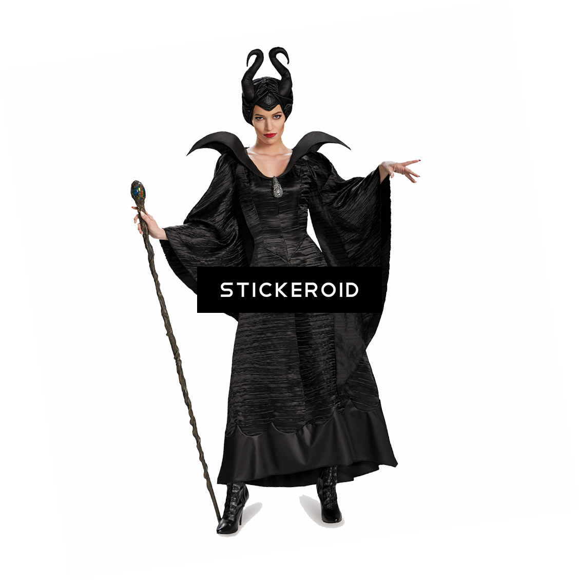 Cosplay - Maleficent Deluxe Christening Gown Costume (1128x1129), Png Download