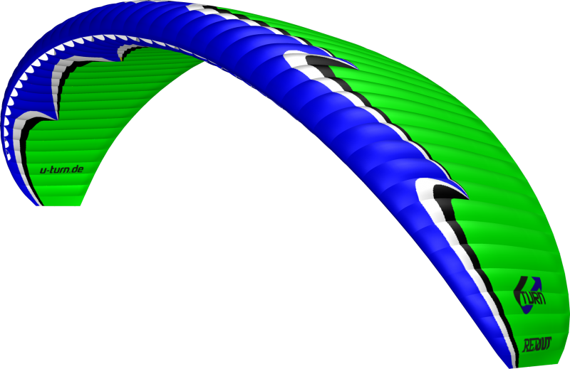 U-turn Redout - Paragliding (800x519), Png Download