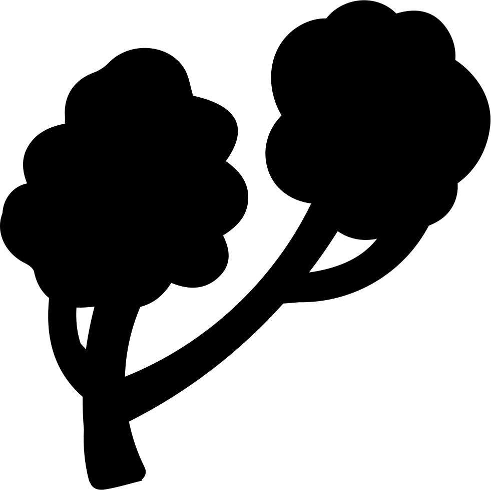 Tree Irregular Silhouette Comments - Icon (981x978), Png Download