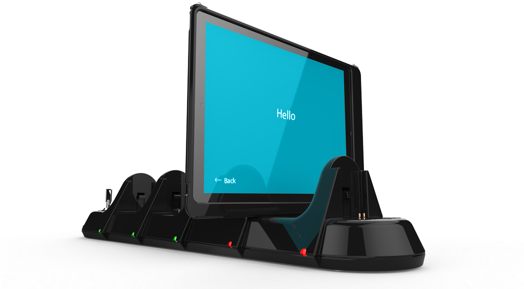5 Way Charging Dock - Desktop Computer (1050x600), Png Download