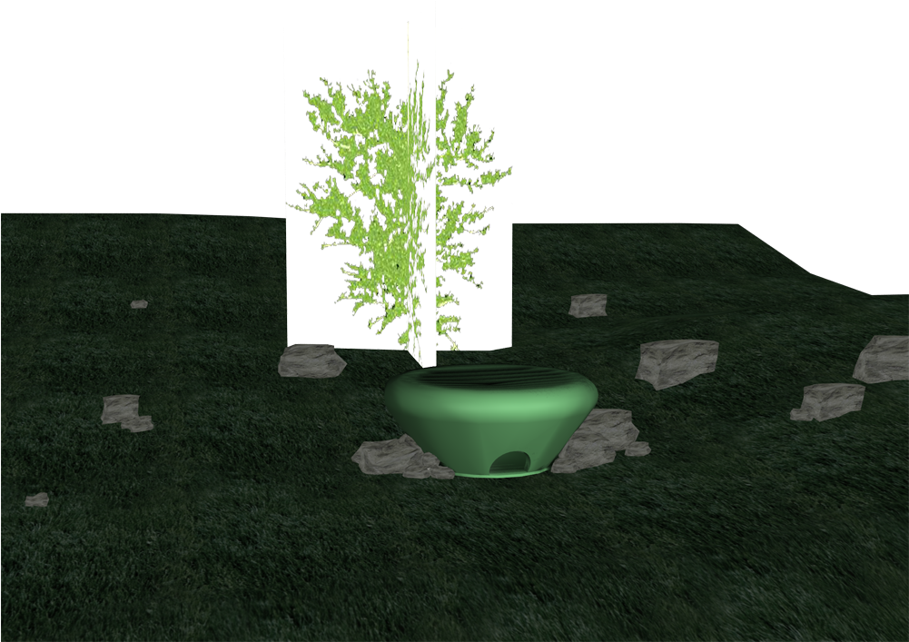 My Low Poly Model Progress- For Layar - Lawn (1000x750), Png Download